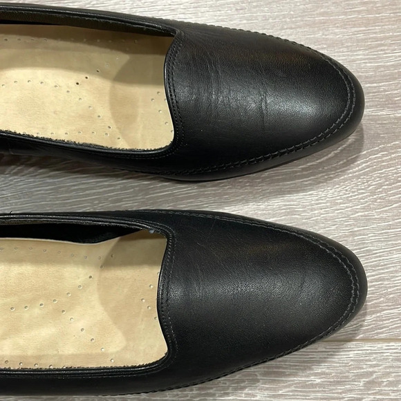 NWOT Vintage Penaljo The Fine Art of Comfort Black Leather 1 inch Heels 9 W - Picture 6 of 15